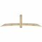 Ekena Millwork Bellingham Rough Sawn Timber Gable Bracket, Douglas Fir, 108"W x 31 1/2"H x 4"D x 6"F, 7/12 Pitch GBW108X31X0406BEL00RDF - alternate 1